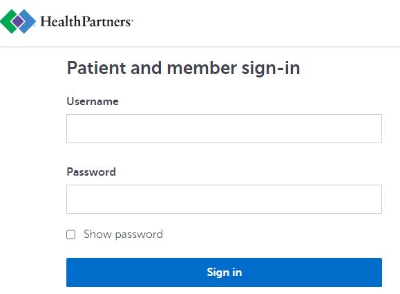 Health Partners Login